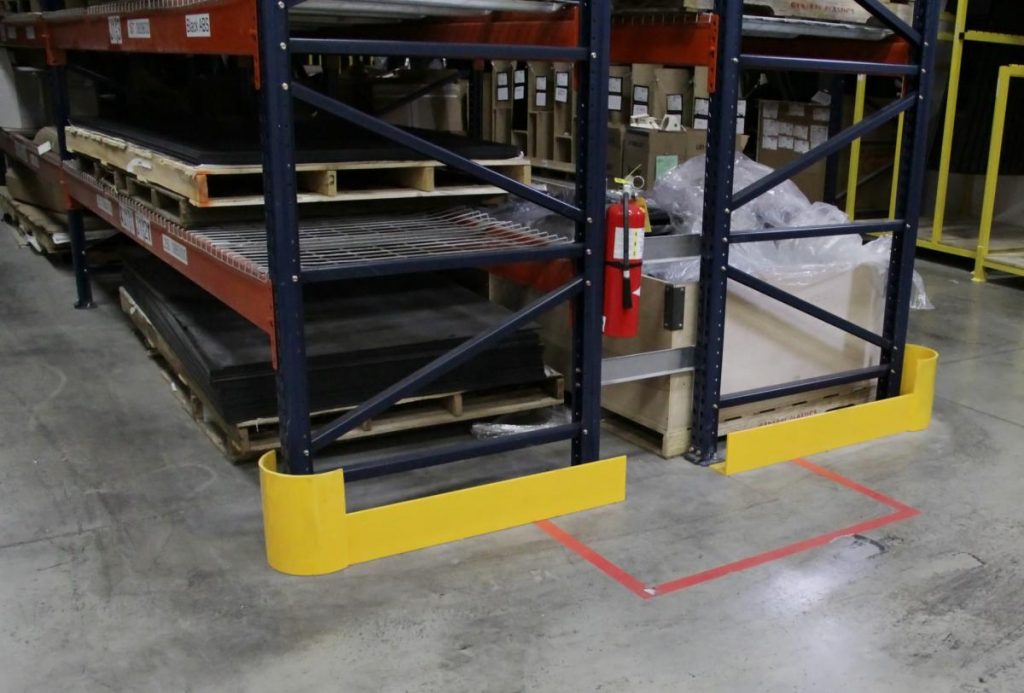 End of Row Pallet Rack Guards Handle It, Inc.